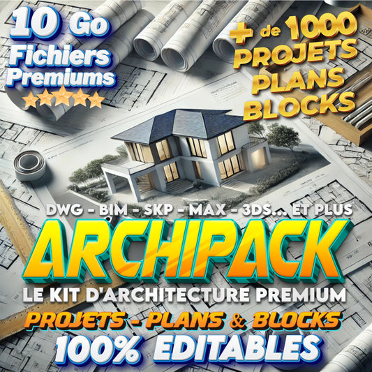 ARCHIPACK - le KIT PRO d'architecture