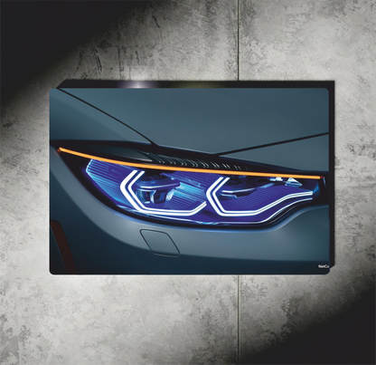 POSTER ACRYLIQUE LUMINEUX BMW M4