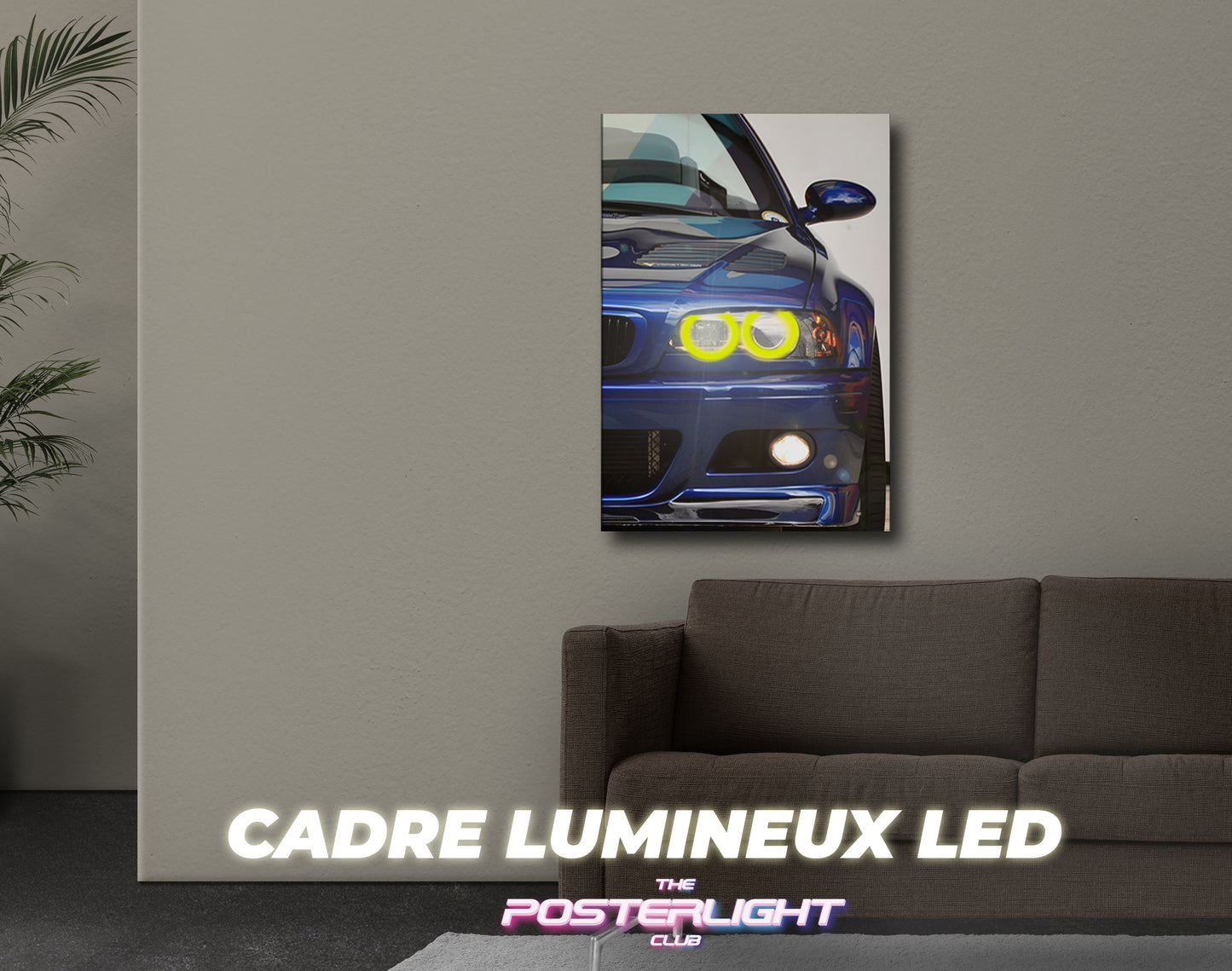 CADRE LUMINEUX LED 3D M POSTER