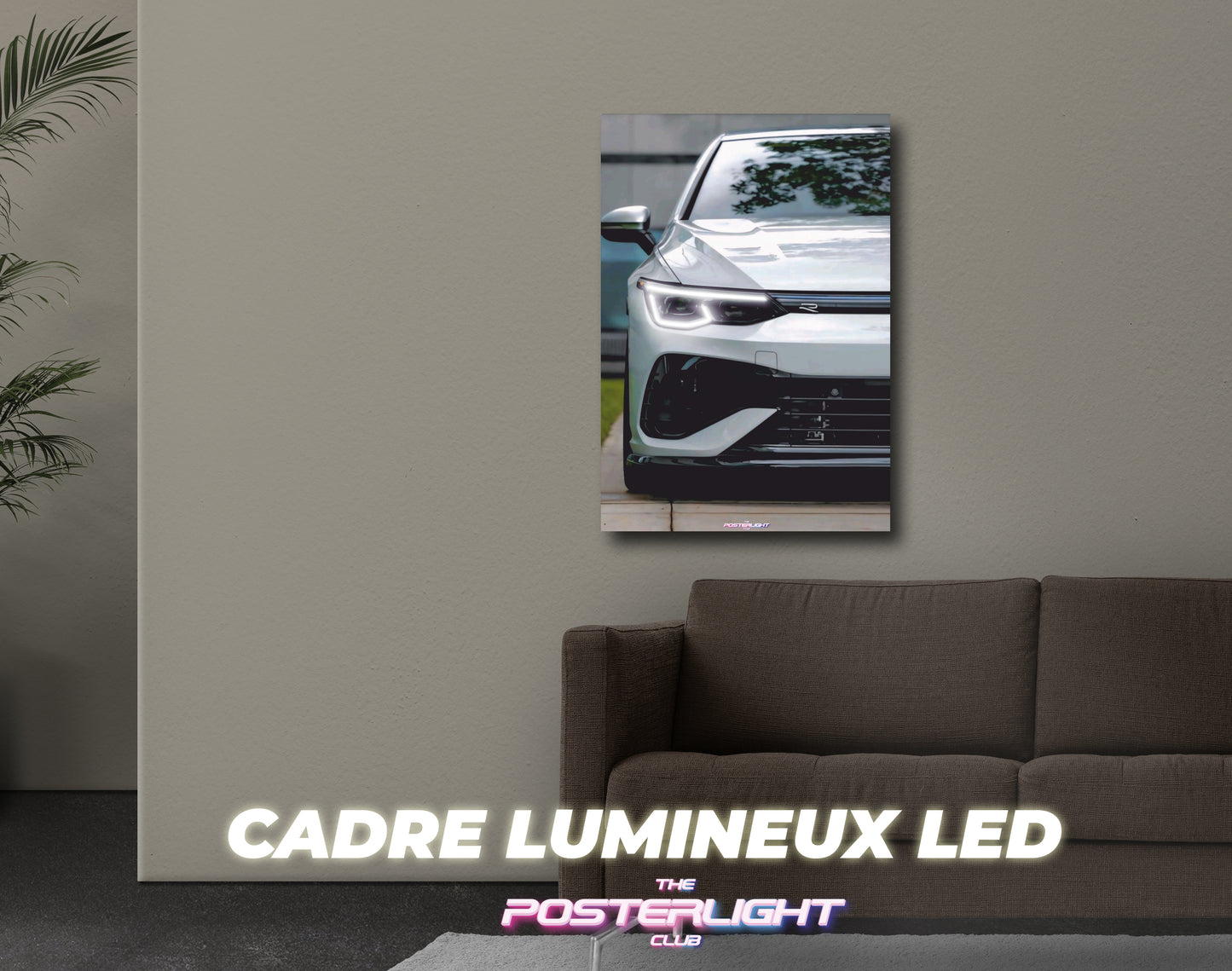 CADRE LUMINEUX LED 3D M POSTER