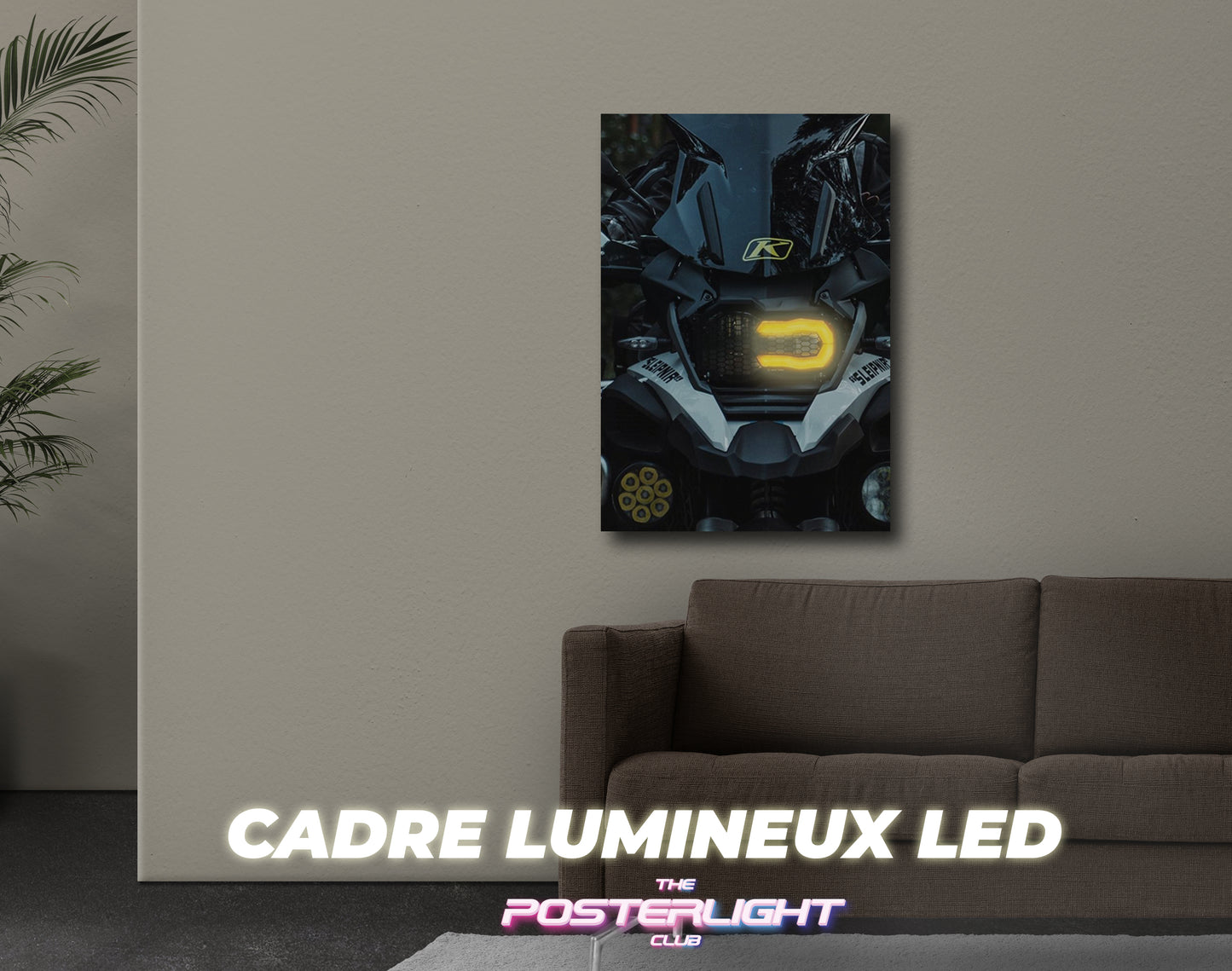 CADRE LUMINEUX LED 3D M POSTER