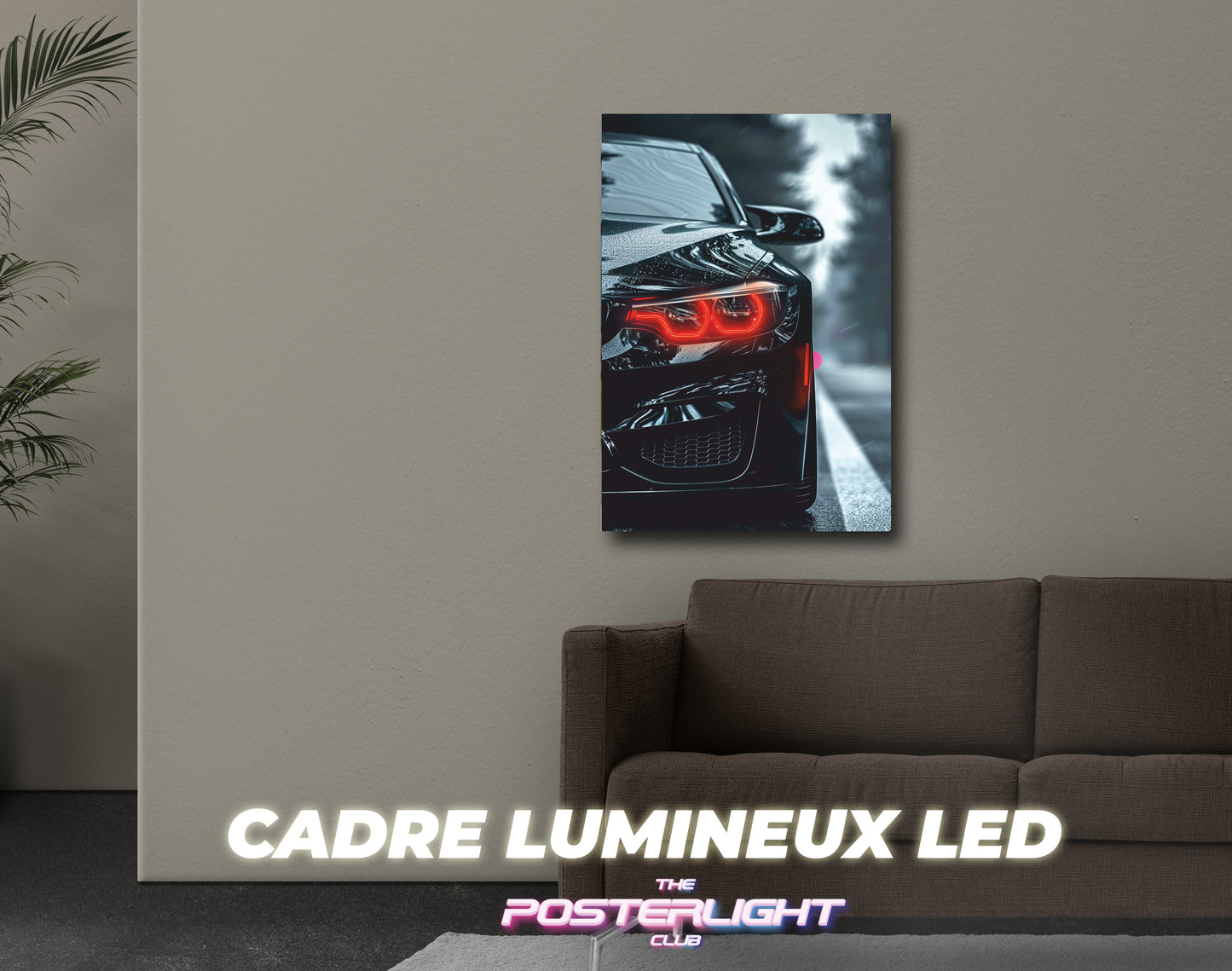 CADRE LUMINEUX LED 3D M POSTER