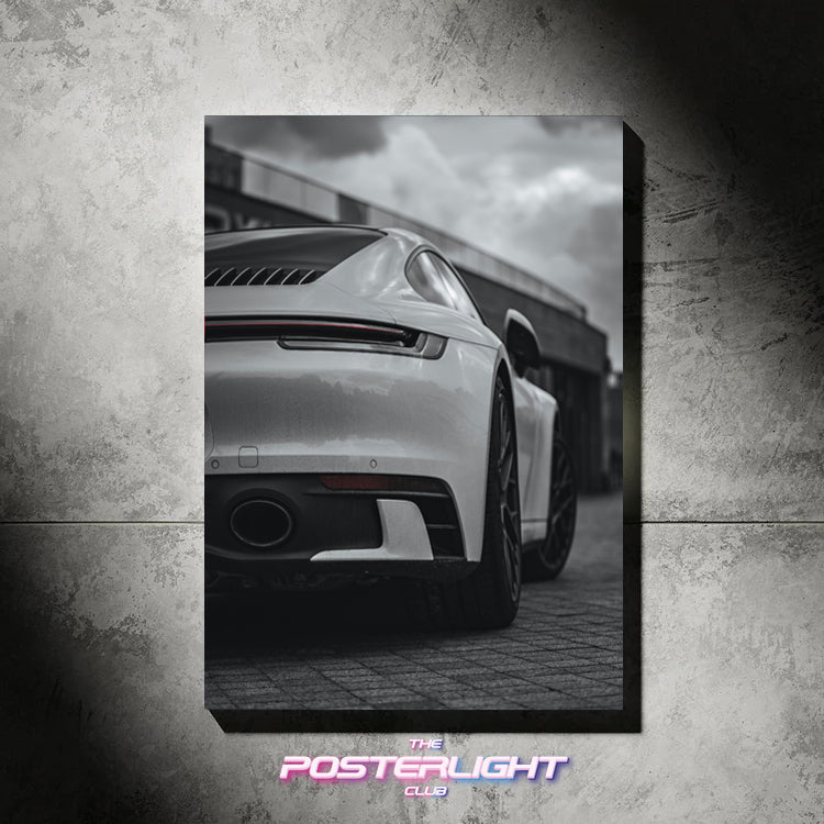 POSTER LUMINEUX PORSCHE 992