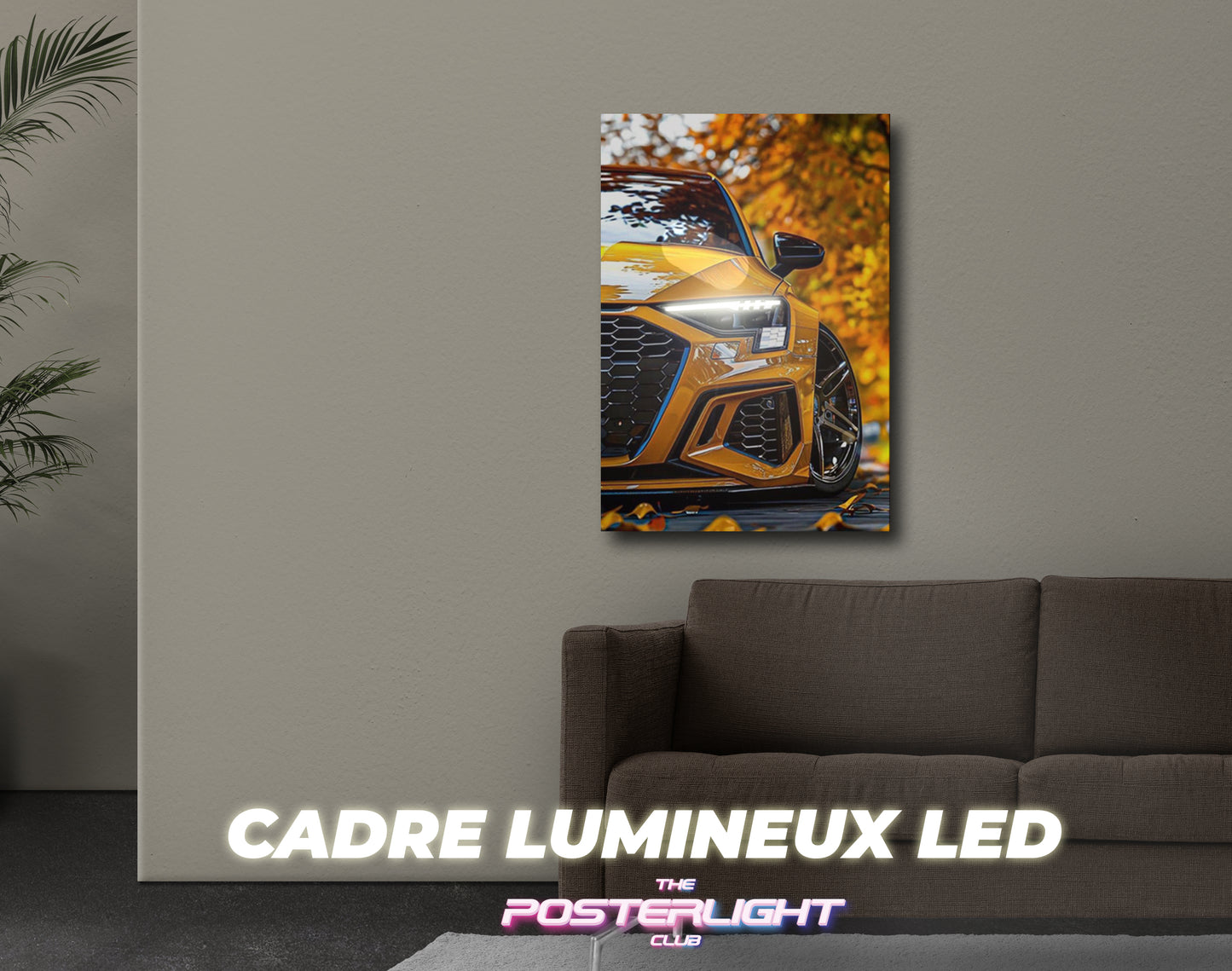 CADRE LUMINEUX LED 3D M POSTER