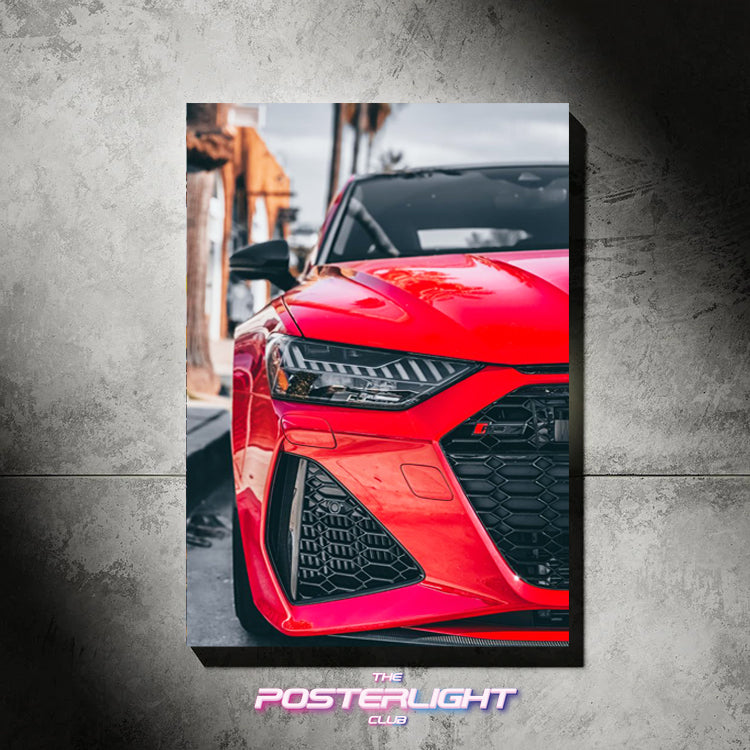 POSTER LUMINEUX  AUDI RS7