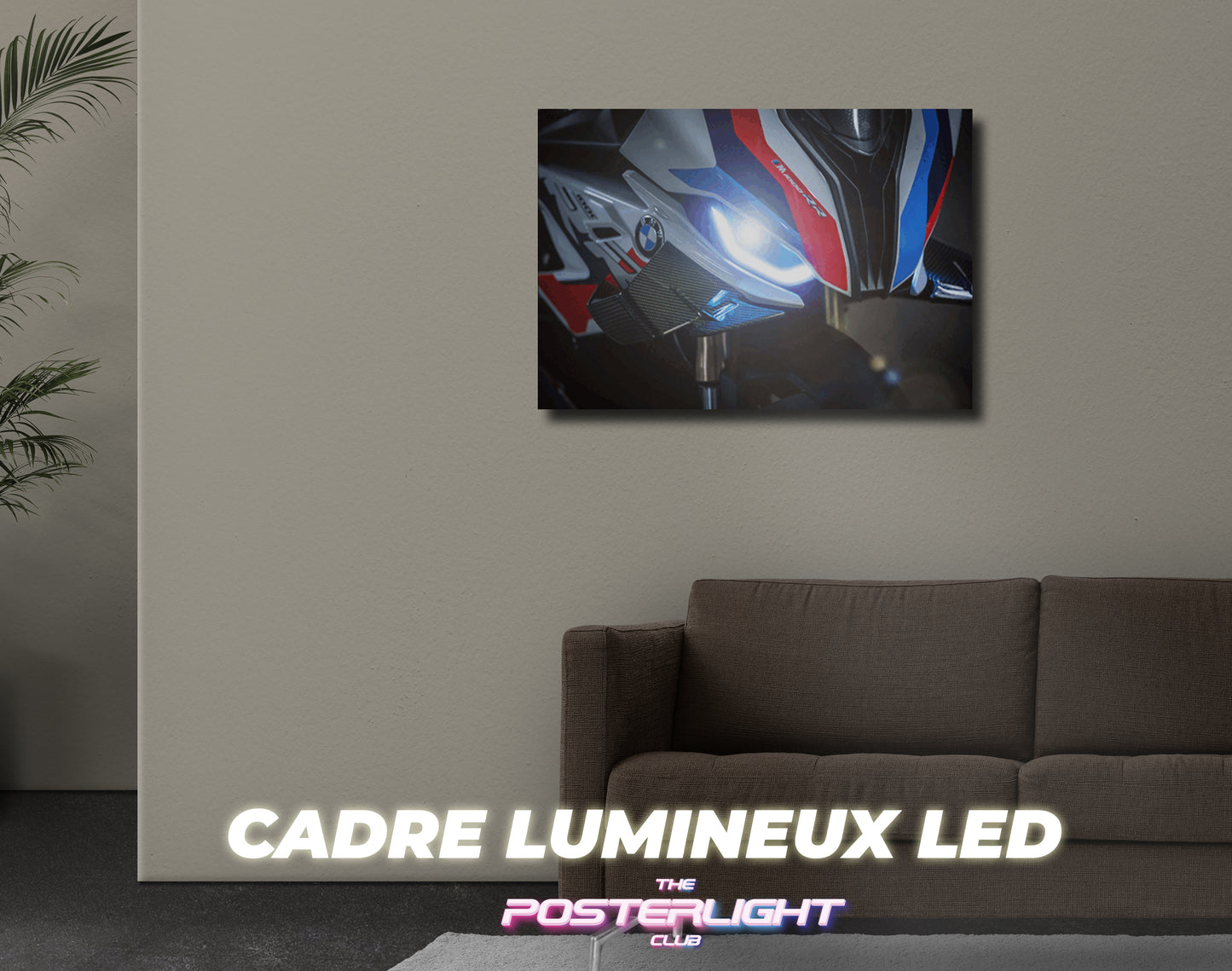 CADRE LUMINEUX LED 3D M POSTER