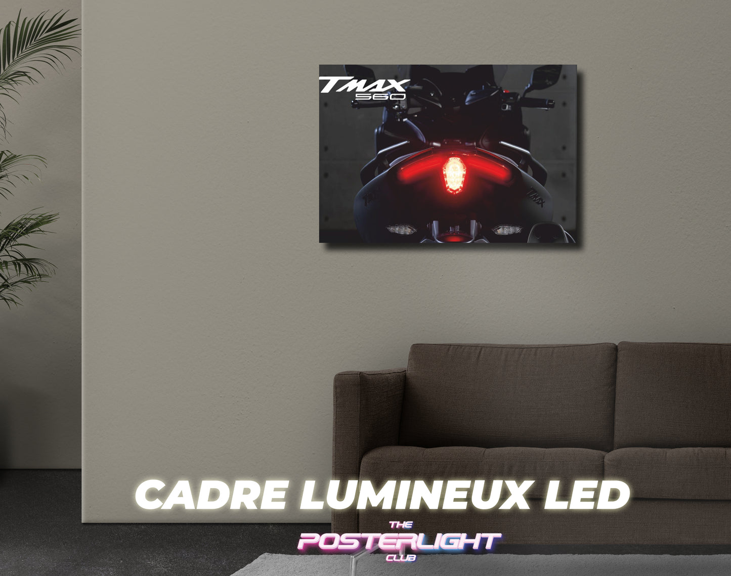 CADRE LUMINEUX LED 3D M POSTER